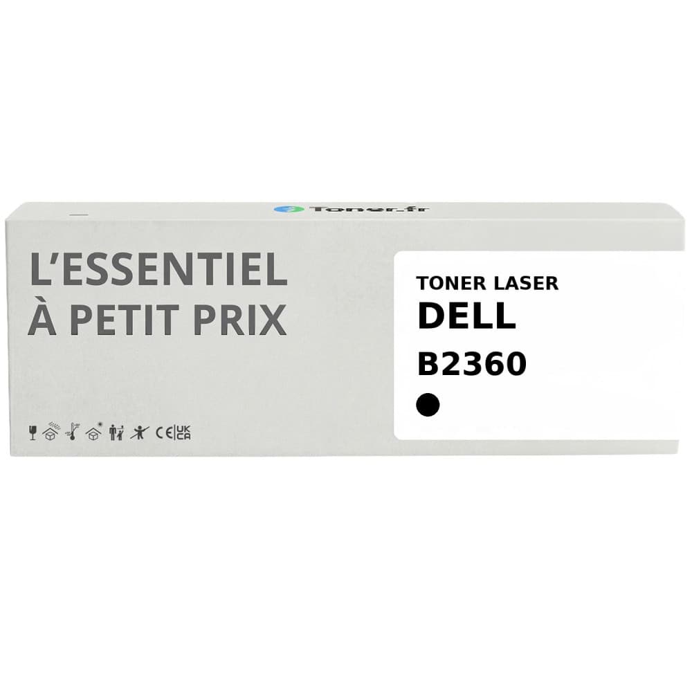 Toner compatible Dell B2360 Noir