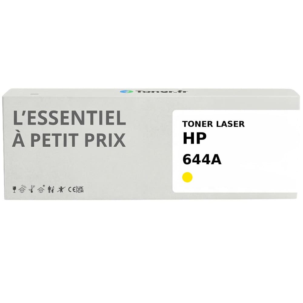 Toner compatible HP 644A Jaune