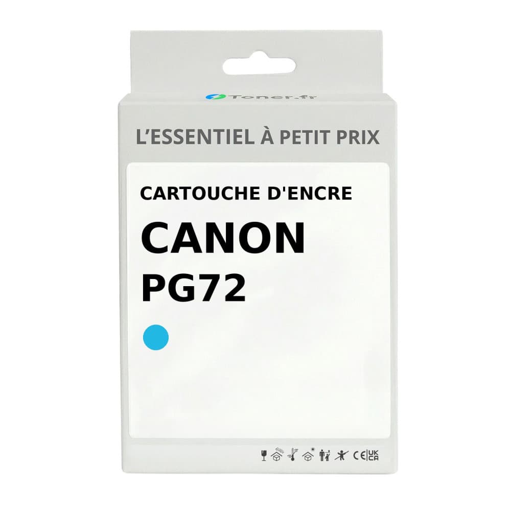 Cartouche d'encre compatible Canon PGI72 Cyan