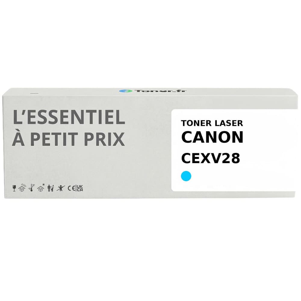 Toner compatible Canon CEXV28 Cyan
