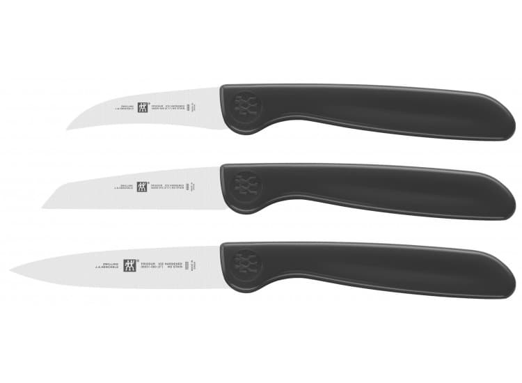 Coffret zwilling 3 couteaux à légumes lames friodur