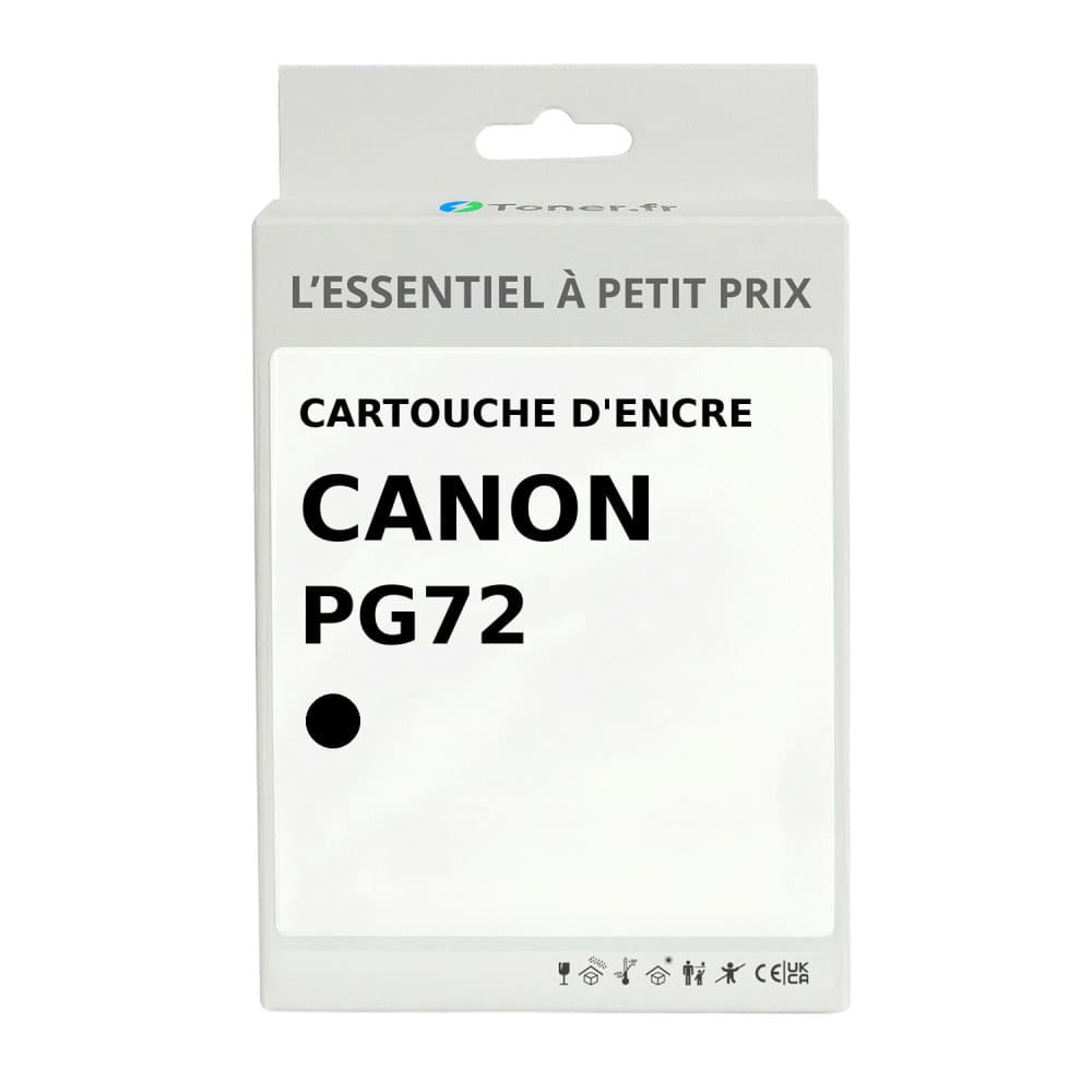 Cartouche d'encre compatible Canon PGI72 Noir
