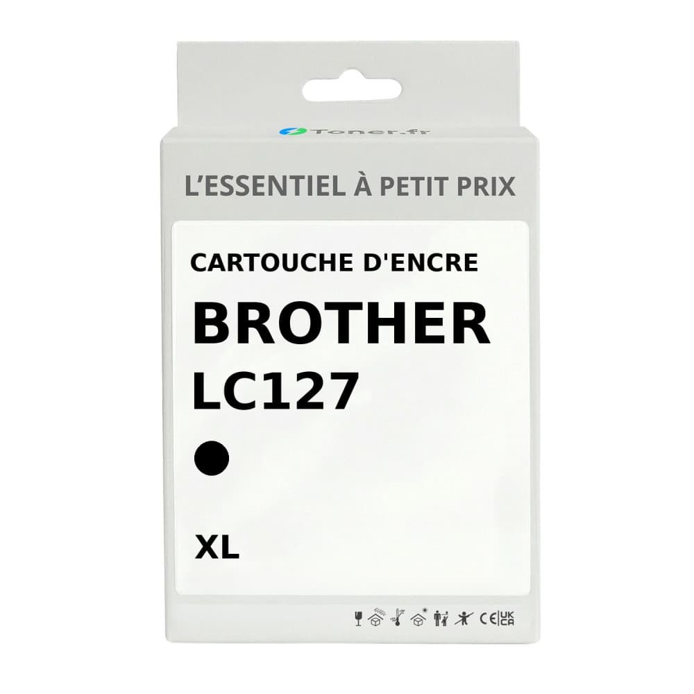 Cartouche d'encre compatible Brother LC127 XL Noir